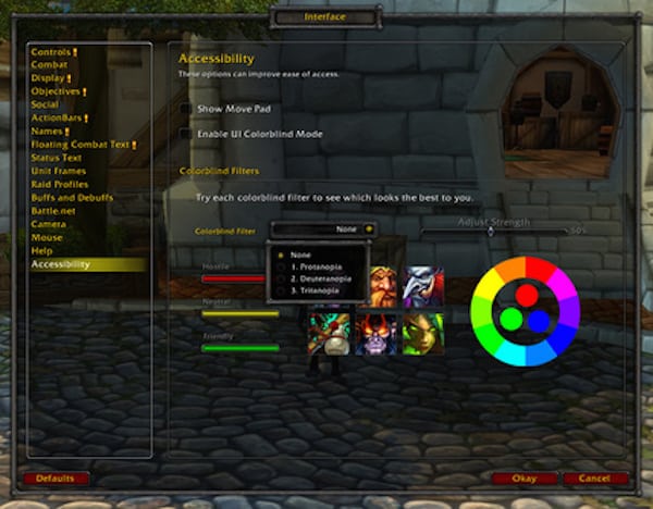 World of Warcraft para… daltónicos