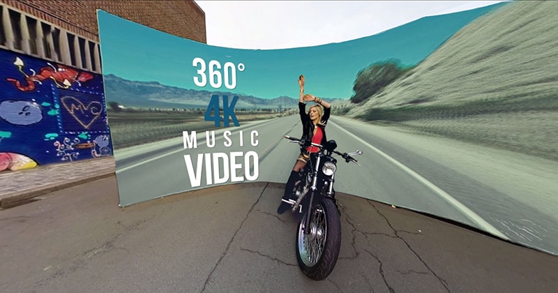O primeiro videoclip em 360º no YouTube