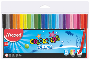 Canetas feltro Color'Peps Ocean 24_ref 845722-cópia