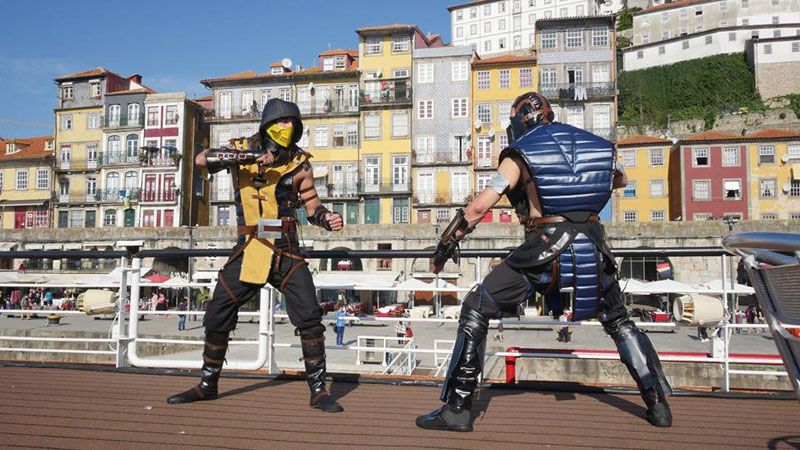 Mortal Kombat invadiu a cidade do Porto