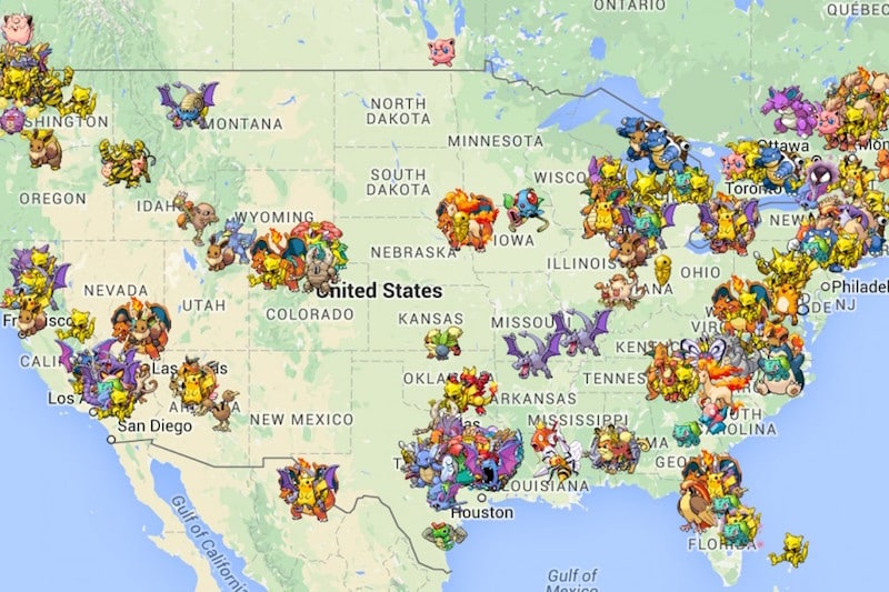 Pokémon GO: Um mapa para os encontrares todos!
