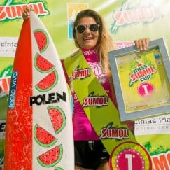 Já conheces a nova campeã nacional de surf?