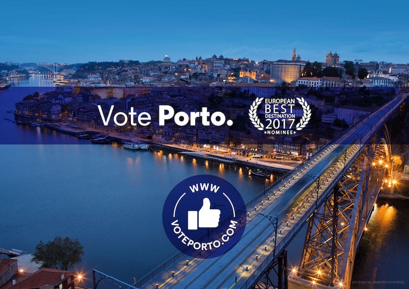 Vota no Porto para “Melhor Destino Europeu 2017”