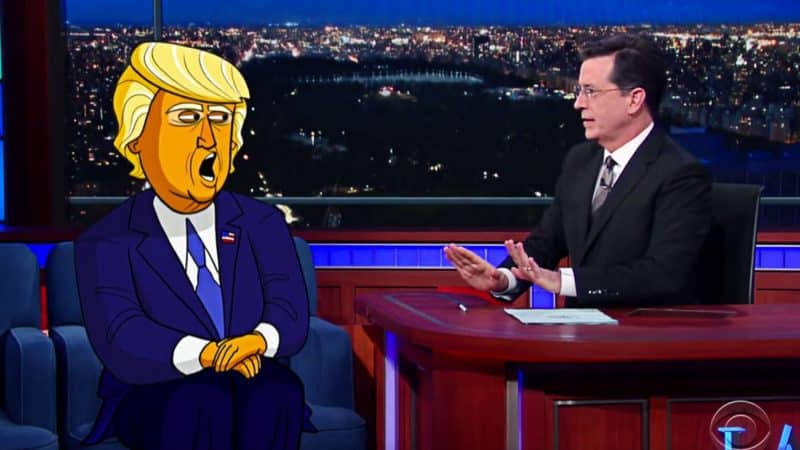 Donald Trump protagonista em desenhos animados