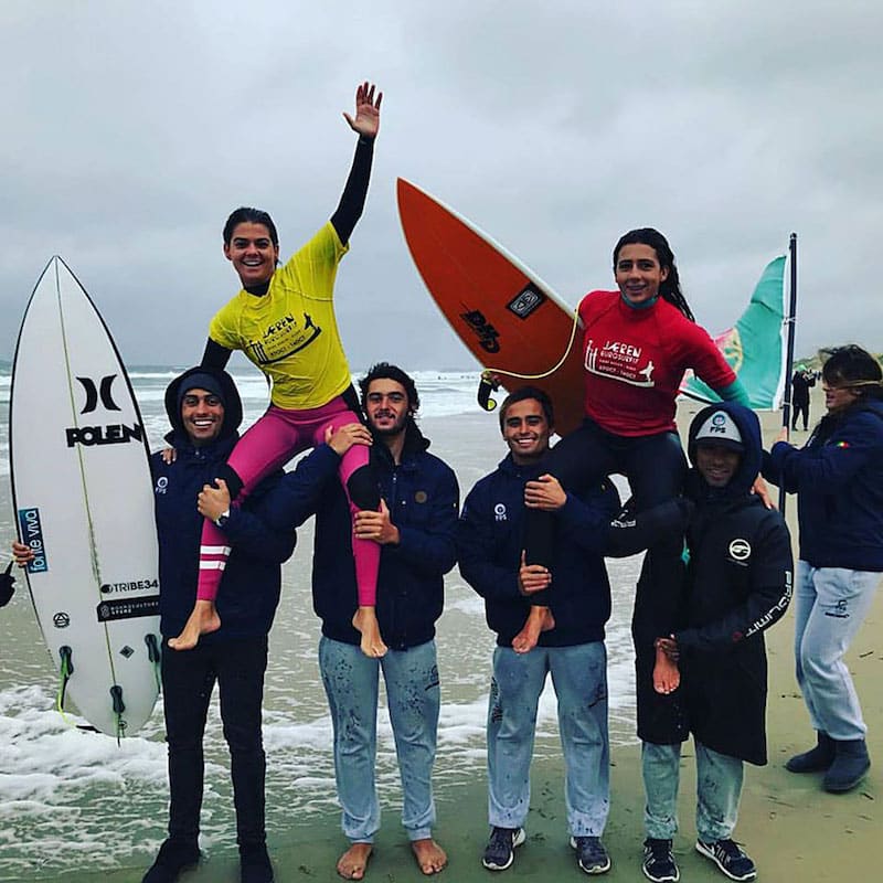Seleção portuguesa de surf é campeã da Europa