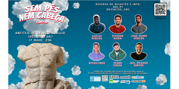 “Sem pés nem cabeça”: Stand-up comedy em Aveiro