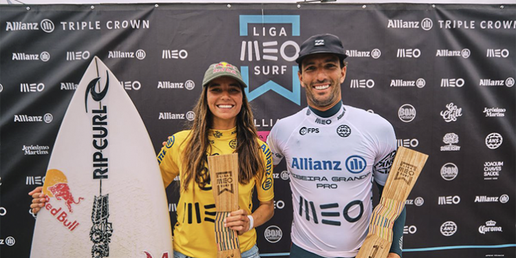 Liga MEO Surf - Frederico Morais e Teresa Bonvalot