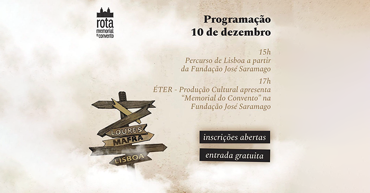 Fundação José Saramago promove Rota Memorial do Convento