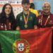 Portugal alcança medalha de bronze em Badminton nos Gymnasíade