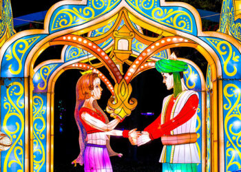 “Magical Garden Aladdin Sintra” vai continuar a iluminar as noites do Jardim Novo do Palácio de Queluz até 30 de dezembro