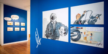 Conhece as obras de um dos maiores cartoonistas portugueses em Cascais