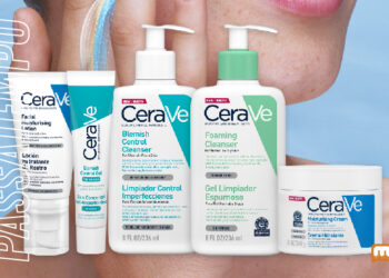 Estamos a oferecer um pack produtos de cuidados diários da pele da marca CeraVe