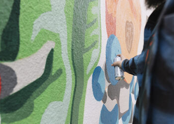 Oker pinta mural por um ambiente escolar (mais) seguro